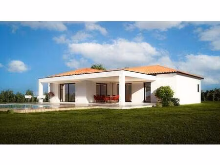 terrain avec maison neuve à vendre