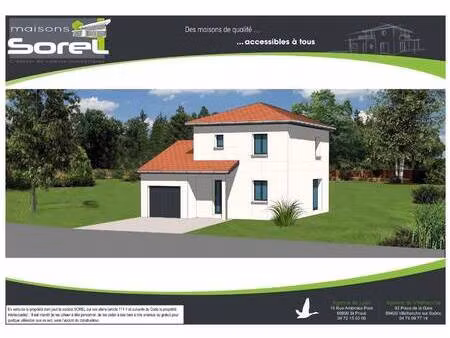 terrain avec maison neuve à vendre