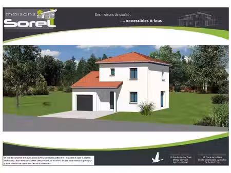 terrain avec maison neuf à vendre