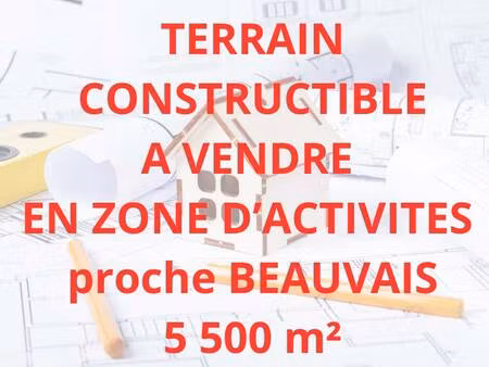 terrain constructible à vendre