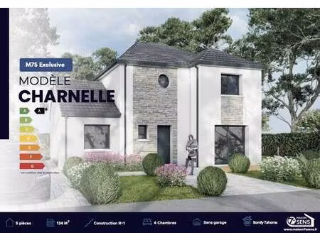 terrain avec maison neuve à vendre