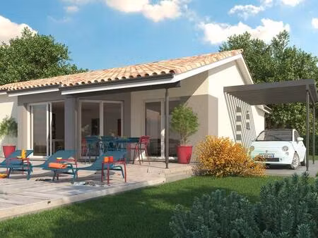 terrain avec maison neuve à vendre