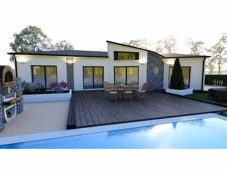 terrain avec maison neuve à vendre
