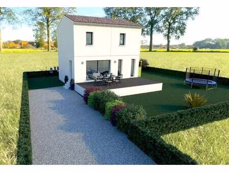 terrain avec maison neuve à vendre