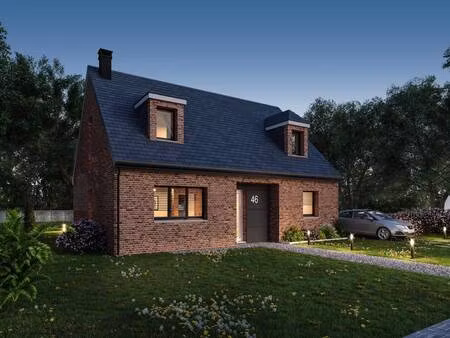 terrain avec maison neuve à vendre