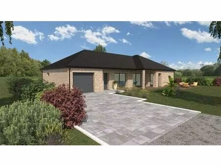 terrain avec maison neuve à vendre