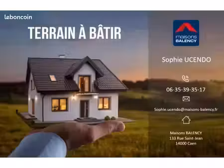 terrain constructible à vendre