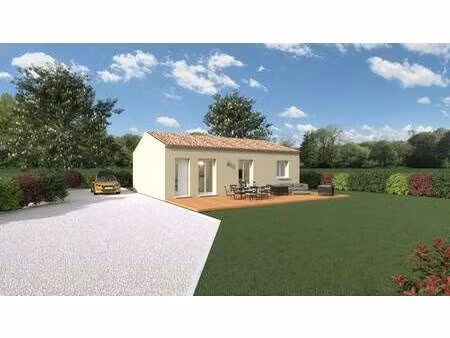 terrain avec maison neuve à vendre