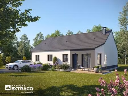 terrain avec maison neuve à vendre