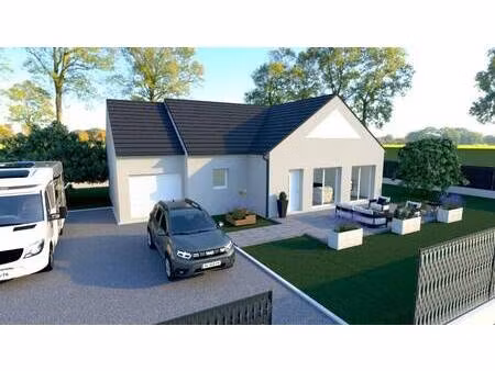 terrain avec maison neuve à vendre