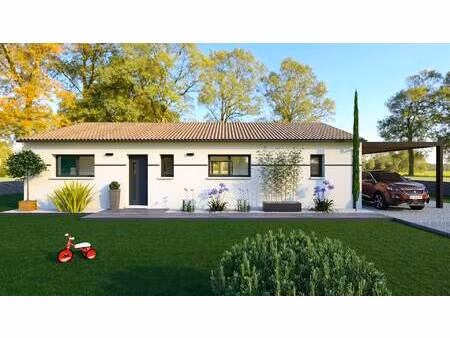 terrain avec maison neuve à vendre