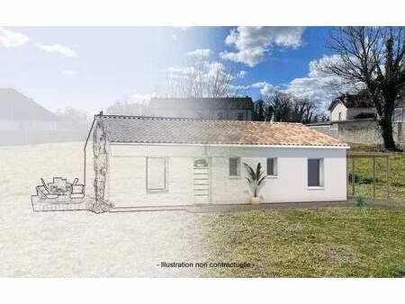 terrain avec maison neuve à vendre