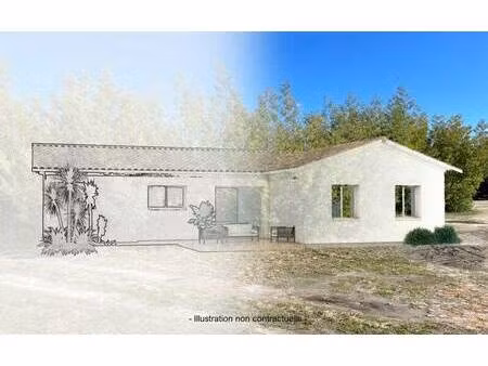 terrain avec maison neuve à vendre