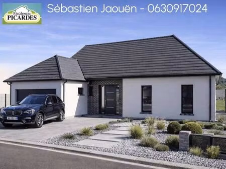 terrain avec maison neuve à vendre