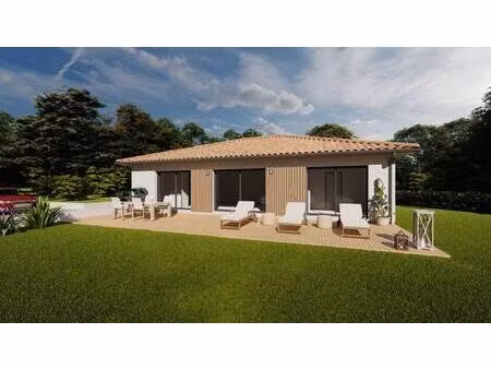 terrain avec maison neuve à vendre