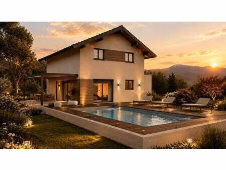 terrain avec maison neuve à vendre