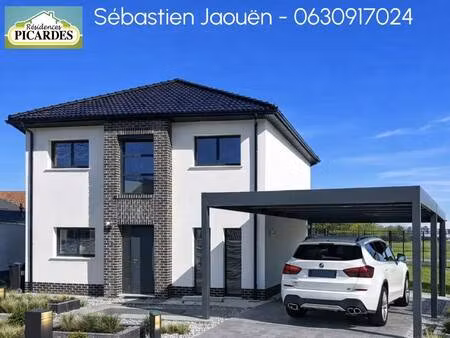 terrain avec maison neuve à vendre