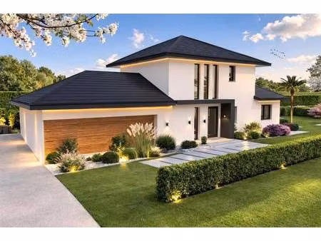 terrain avec maison neuve à vendre