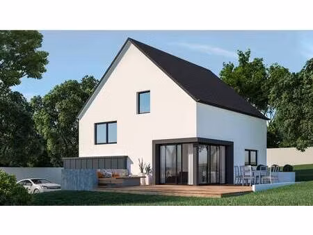 terrain avec maison neuve à vendre