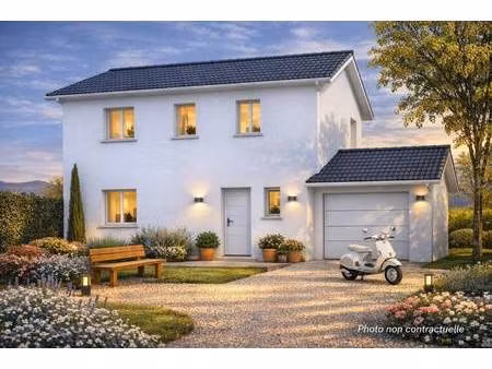 terrain avec maison neuve à vendre