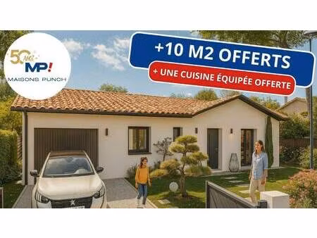 terrain avec maison neuve à vendre