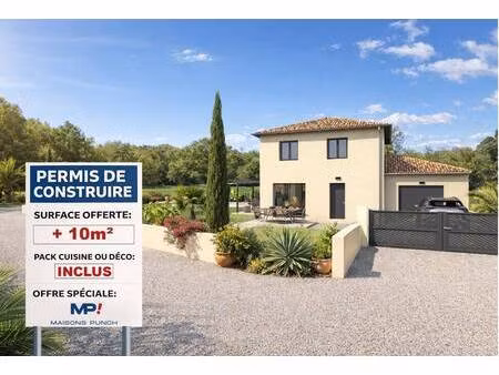 terrain avec maison neuve à vendre