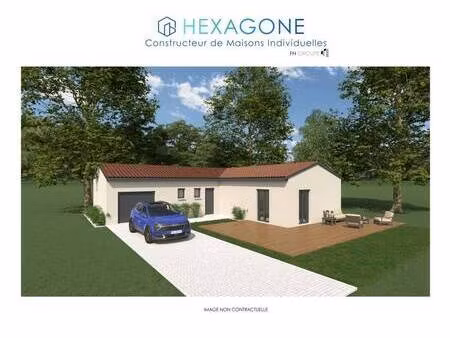 terrain avec maison neuve à vendre