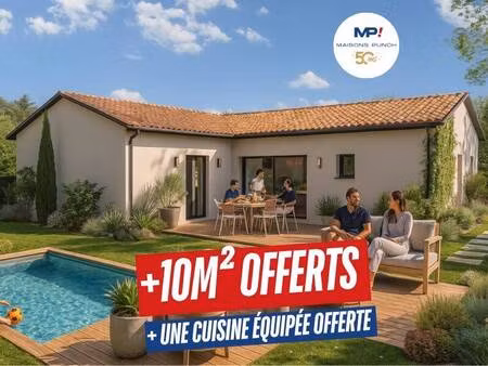 terrain avec maison neuve à vendre