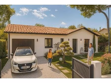 terrain avec maison neuve à vendre