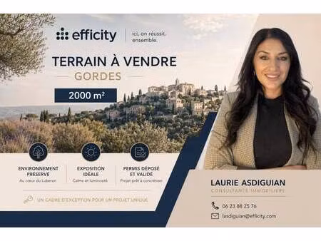terrain constructible à vendre