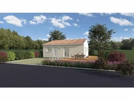 terrain avec maison neuve à vendre