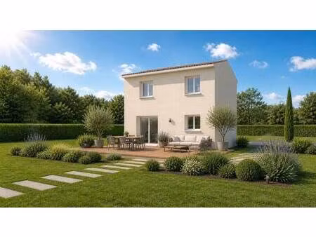 terrain avec maison neuve à vendre