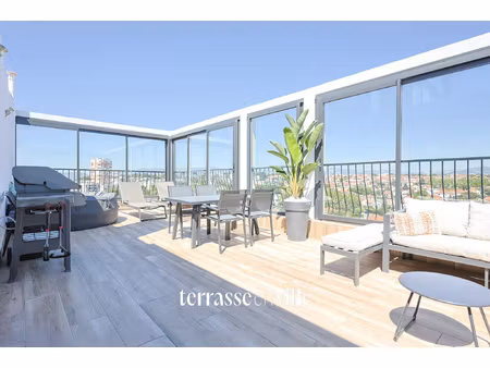 st jean du desert- penthouse t3/4 - terrasse - garage - 745