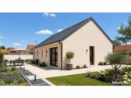 maison neuve moderne de plain-pied ou étage