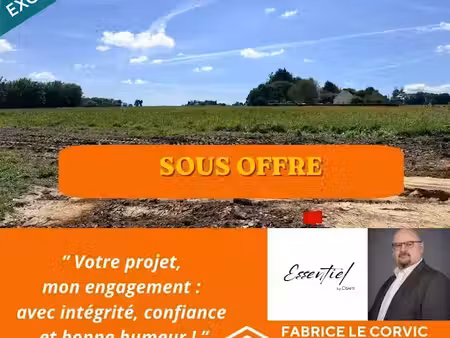 vente terrain à batir 543 m² à guénin (56150)  59 000 €