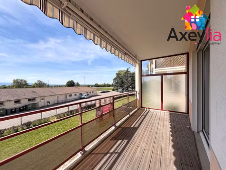 a vendre - feurs - appartement sans vis a vis avec balcon et garage