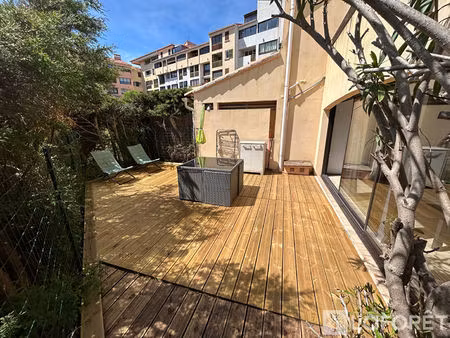 frejus location appartement rdj meuble t2 cave parking
