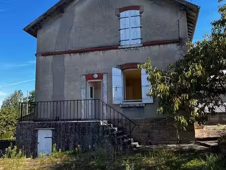 maison mitoyenne 3 pièces – 72 m² avec jardin de 611 m² à montceau les mines