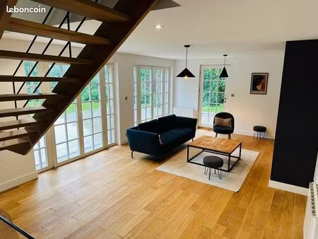 maison meublée 135 m² – 3 chambres – jardin – bois-guillaume – environnement verdoyant