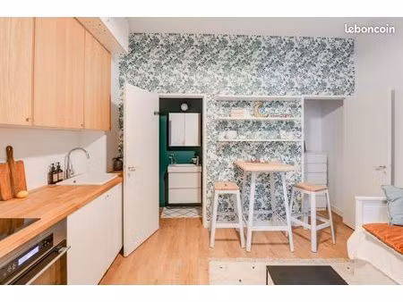 appartement meublé - 1 pièce - 18 m2