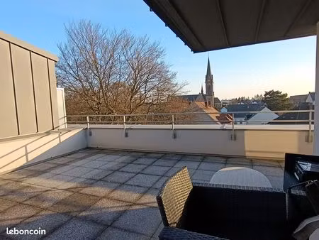 appartement 3 pièces 67m2+terrasse 44m2+garage+cave