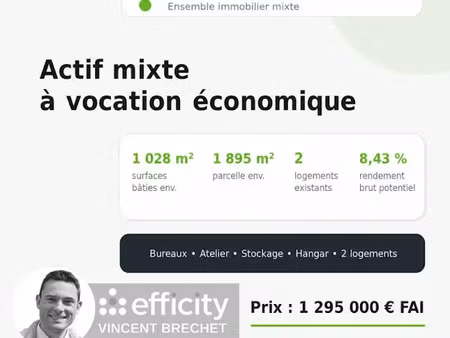 vente locaux professionnels 1028 m² à fillière (74570)  1 295 000 €