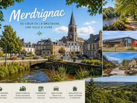 vente terrain à merdrignac (22230) : à vendre / 466m² merdrignac