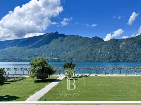 barnes aix-les-bains - exclusivité - esplanade du lac - vue panoramique lac - terrasse de 