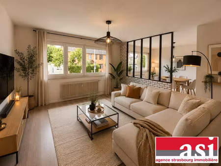 appartement - 2/3p - 67.21 m² avec loggia - cave - neudorf