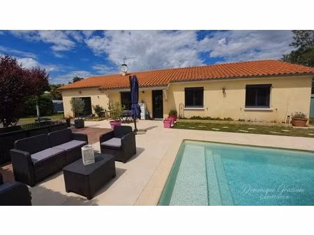 maison plain-pied  3chambres piscine  calme
