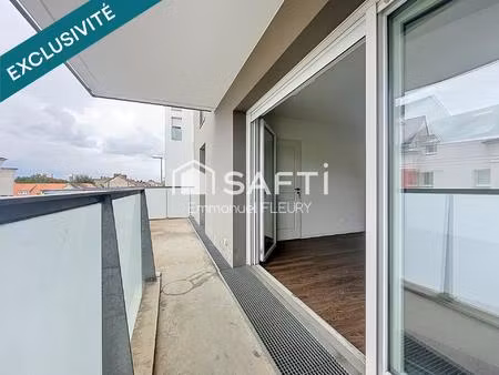 quartier st jacque t3 avec terrasse et un garage