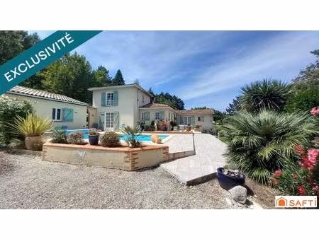 maison 165m2  3/4 chambres  piscine  garage  terrain 6033m2