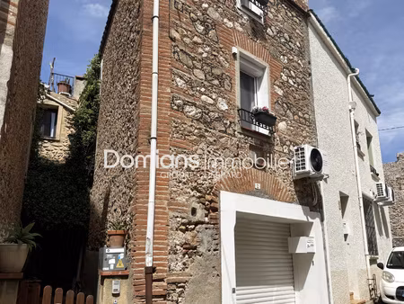 a vendre - ponteilla - maison de village avec garage