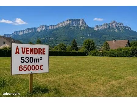 terrain constructible 530m2 viabilisé
